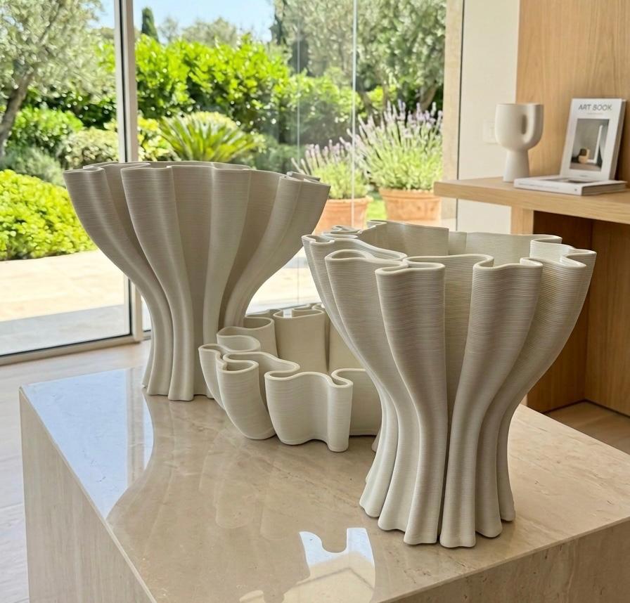 The Alabaster Flow Vase Set