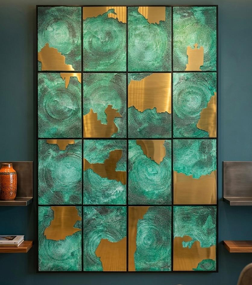 The Emerald Grid Wall Frame